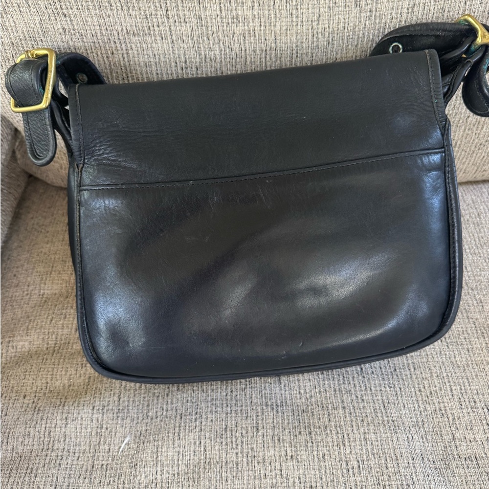 Black Leather Crossbody Bag - Picture 2 of 8